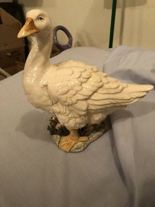 Swan Figure Ceramic Kaldun & Bogle