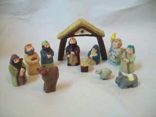 Miniature Nativity Polystone Blessed Nativity Miniature Nativity Figurines