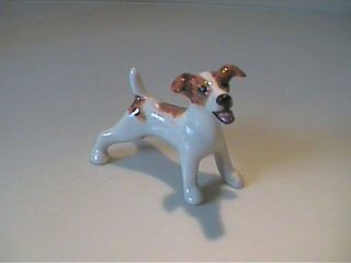 Blue Witch Miniature Porcelain Jack Russell Terrier Dog