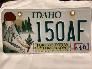 2011 Idaho License Plate - Forests Today And Tomorrow 150af