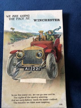 3x Winchester Motor Car Novelty Pull Out High St Piazza Westgate