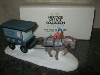 Dept 56 Heritage Village Accessory River Street Ice House Cart 5959 - 5