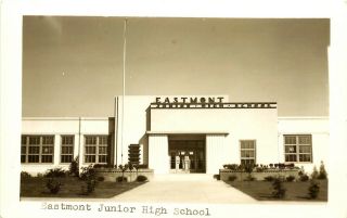 Eastmont Junior High School,  Alameda County,  California,  Rppc,  Vintage Postcard