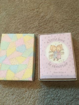 A Little Book Of Friendship By Betsey Clark,  Hallmark Edition Bound W/gift Box