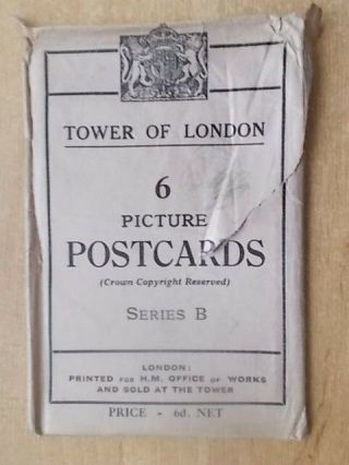 Set Of 6 Vintage Postcards - The Tower Of London 5669