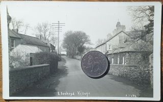 Rp Postcard - Llechryd Village,  Cardiganshire - Local Photographer