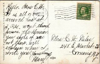 Postcard Auburn State Prison Auburn NY 1911 2
