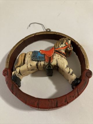 Hallmark Keepsake Ornament Vintage 1975 Rocking Horse Nostalgia Tree Trimmer