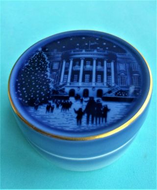 Bing & Grondahl Limited Edition White House Trinket Box