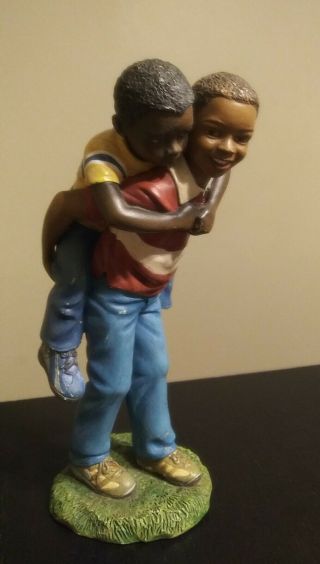 African American Figurine Brenda Joysmith Our Song Figurine He’s My Brother Rare