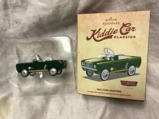 Hallmark Keepsake Ornament Kiddie Cars Classics 1965 Ford Mustang