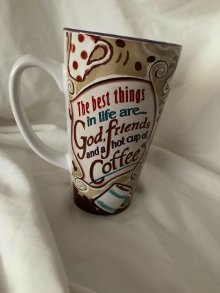 Abbey Press Mug The Best Things In Life Are God Friends & A Hot Cup Of Coffee