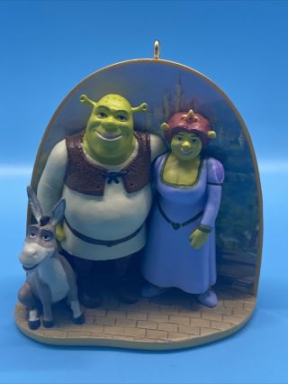 Hallmark Keepsake Ornament 2005 Shrek And Princess Fiona Shrek 2 Disney