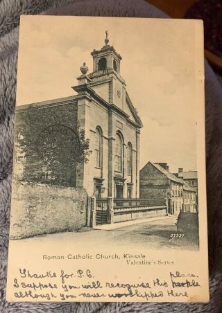 1905 Postcard Rc Catholic Church Kinsale Valentines Cork Ireland St John Baptist