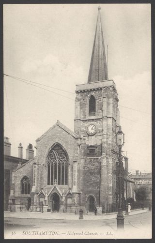 Southampton Holyrood Church - Destroyed By The Luftwaffe During The Blitz.  Ll Pc