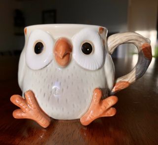 Vintage Owl Mug By Fitz And Floyd