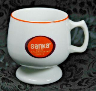 Sanka Coffee Cup Mug Atomic Age Midcentury Modern Mcm