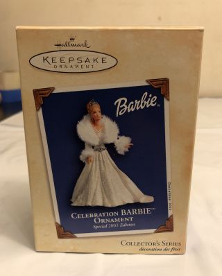 Barbie Hallmark Keepsake Ornament - 2003 Celebration Holiday Series 4