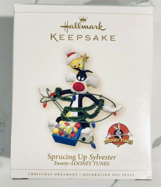2006 Hallmark Keepsake Sylvester & Tweety - Looney Tunes Christmas Tree Ornament