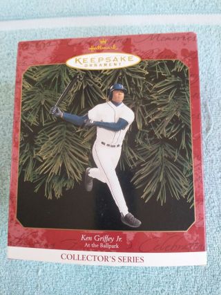 Hallmark Keepsake Ornament Baseball Ken Griffey Jr.  At The Ballpark Mlb
