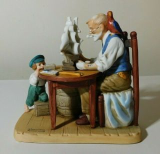 1980 Norman Rockwell " For A Good Boy " Figurine