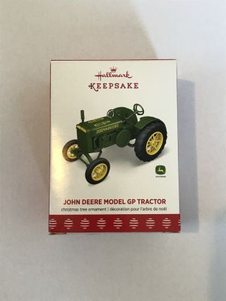 Hallmark Keepsake Ornament John Deere Model Gp Tractor 2017
