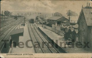 Sharnbrook Railway Station Postcard Bedfordshire Blake And Edgar 