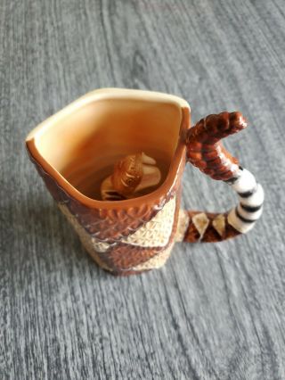 Ceramic Rattle Snake Coffee Mug