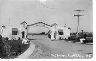 The Breakers Motel Crescent City Ca Entrance Rppc Photo Postcard - Unposted