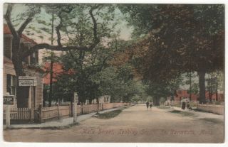1908 South Yarmouth Massachusetts Pc Postcard Main Street E D Kelley Cape Cod Ma