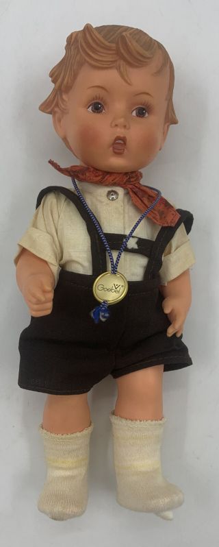 Vintage Goebel Alpine Boy Doll 11” Hummel