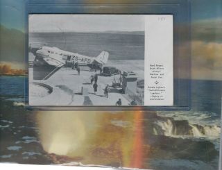 South African Airlines Ju - 52 At Rand Airport Johannesburg Expo Postcard