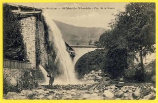 Cpa Alpes Maritimes 1917 St Marin Vesubie Scierie Du Boreon Et Pont De Venanson