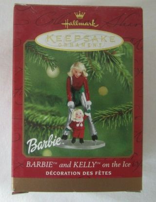 Hallmark Keepsake Ornament Barbie And Kelly On The Ice 2001