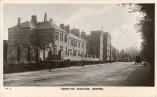 Real Photographic Postcard Of Kempston Barracks,  Bedford,  Bedfordshire