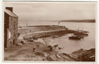 Cardiganshire; Pier & Harbour,  Quay,  7929 Rp Ppc By Salmon,  C 1930 