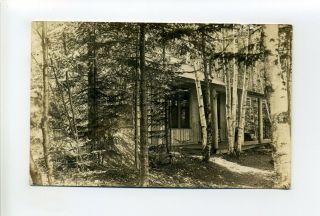 Rockwood Me Maine Rppc Real Photo Postcard,  1954,  Cabin 11,  Moosehead Lake