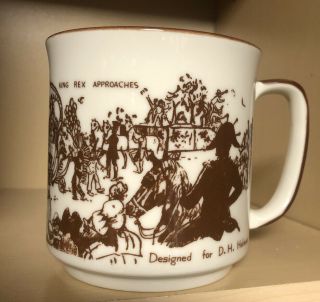 King Rex Mardi Gras Canal St.  Orleans La Vintage Coffee Mug D.  H.  Holmes Cup