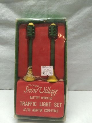 Department 56 Snow Village Accessories,  Traffic Light Set,  Set Of 2,  5500 - 0