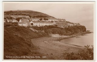 Cardiganshire; Terraces & Pen - Y - Graig,  Quay,  12681 Rp Ppc,  C 1930 