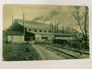 1914 Job Iron And Steel Co. ,  Ashland Ky.  Post Card