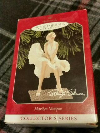 Hallmark Keepsake Ornament Marilyn Monroe With Her White Dress