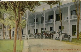 Schroon Lake Ny Leland House In 1911