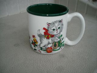 Potpourri Press Kitty Mischief Coffee Tea Mug Kitty Cat 1991