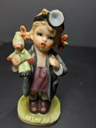 Vintage Napco Napcoware Little Girl Nurse Japan Child Figurine C8748