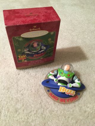 Hallmark 2000 Buzz Lightyear Disney Pixar Toy Story 2 Keepsake Ornament Qxi5234