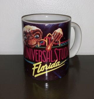 Vintage E.  T.  Coffee Mug Universal Studios Florida - Spielberg Movie