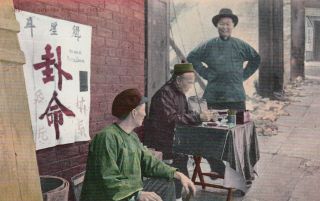 San Francisco,  California,  1900 - 10s Fortune Teller,  Chinatown