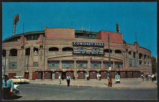 Chicago Il " Comiskey Park Baseball Stadium " Early 1950 