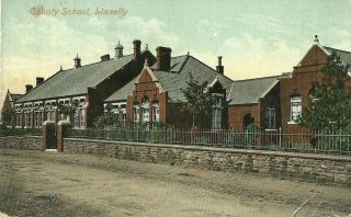 Llanelly County School 1924 Valentine Series Postcard